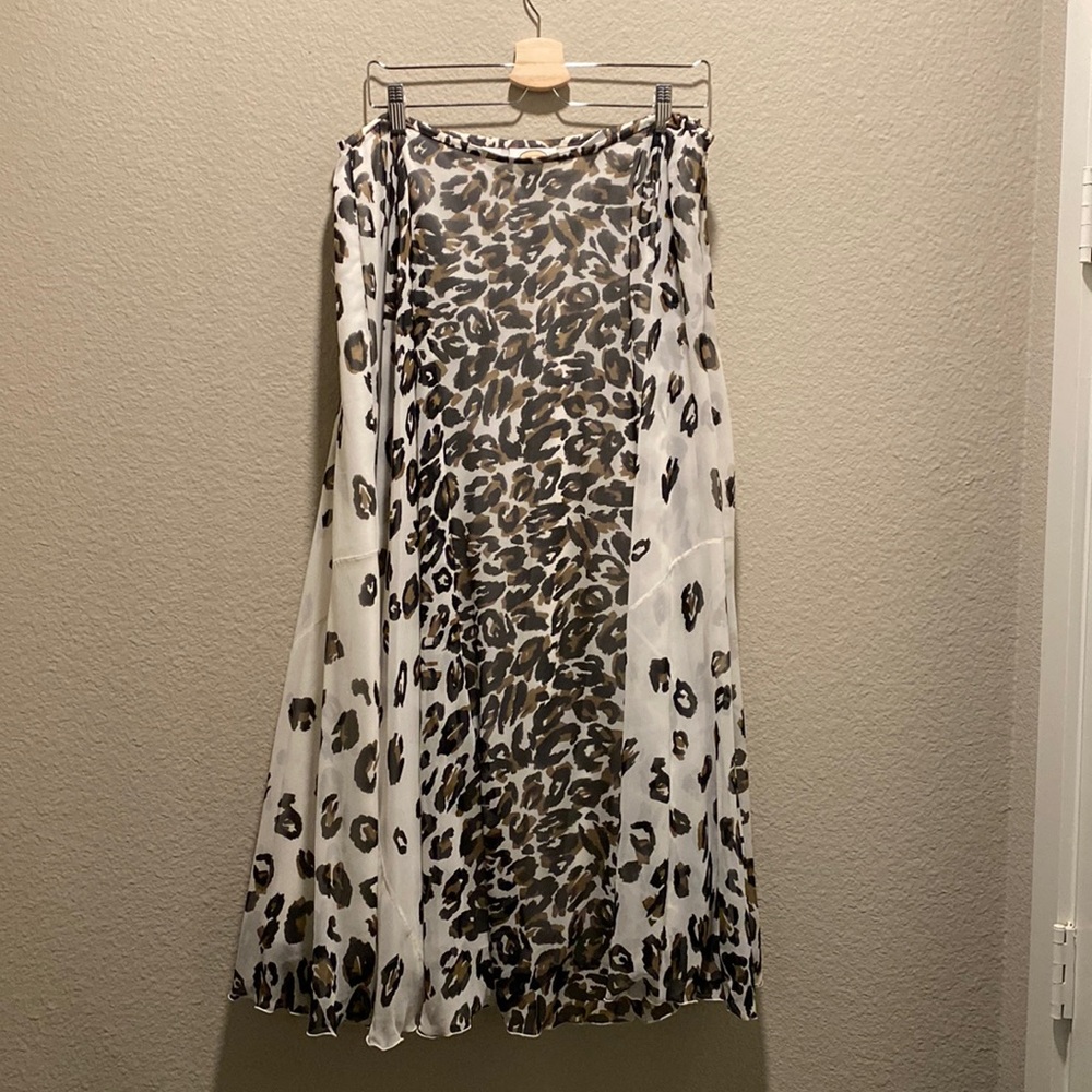 TALBOTS CHEETAH SKIRT